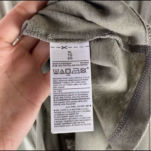 NWT OLD NAVY Soft Washed Long Sleeve Tee | XL - Picture 4 of 5